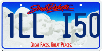 SD license plate 1LLI50