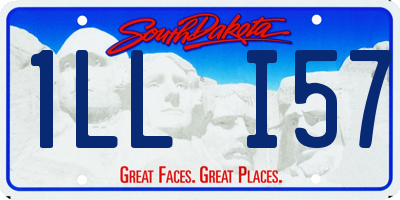 SD license plate 1LLI57
