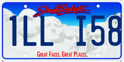 SD license plate 1LLI58