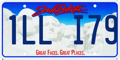 SD license plate 1LLI79