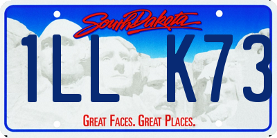 SD license plate 1LLK73