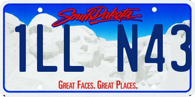 SD license plate 1LLN43