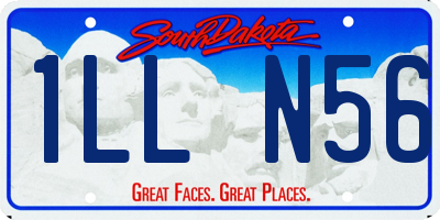 SD license plate 1LLN56