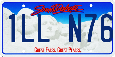 SD license plate 1LLN76