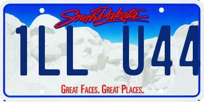 SD license plate 1LLU44