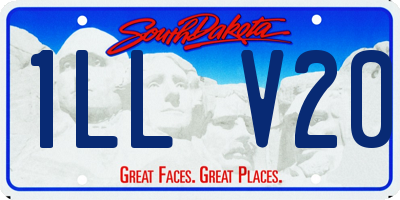 SD license plate 1LLV20