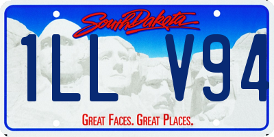 SD license plate 1LLV94