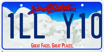 SD license plate 1LLY10