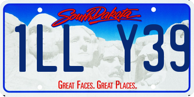 SD license plate 1LLY39
