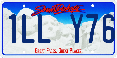 SD license plate 1LLY76