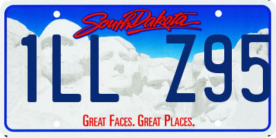 SD license plate 1LLZ95