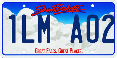 SD license plate 1LMA02