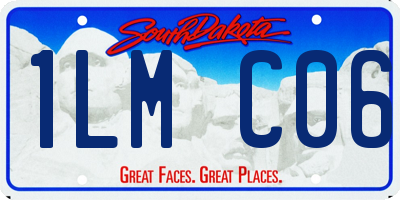 SD license plate 1LMC06
