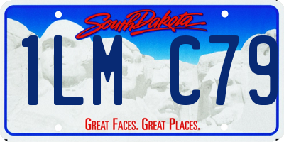 SD license plate 1LMC79