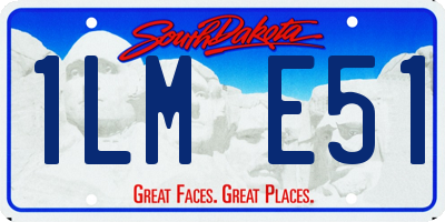 SD license plate 1LME51