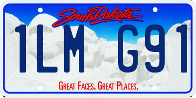 SD license plate 1LMG91
