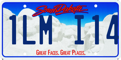 SD license plate 1LMI14