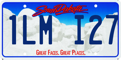 SD license plate 1LMI27