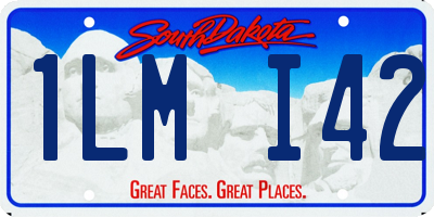 SD license plate 1LMI42