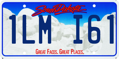 SD license plate 1LMI61