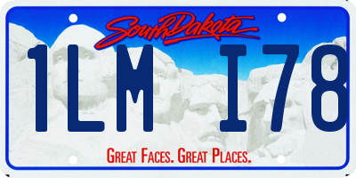 SD license plate 1LMI78