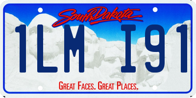 SD license plate 1LMI91