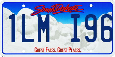 SD license plate 1LMI96