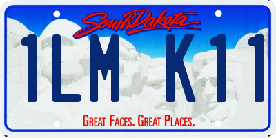 SD license plate 1LMK11