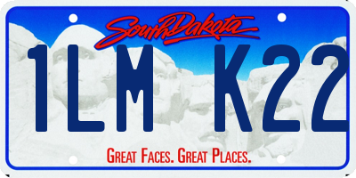 SD license plate 1LMK22