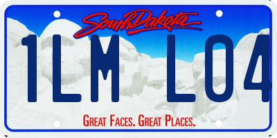 SD license plate 1LML04