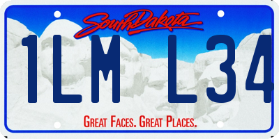 SD license plate 1LML34