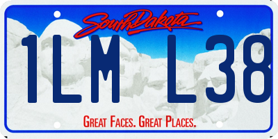 SD license plate 1LML38