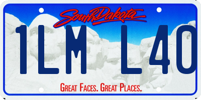 SD license plate 1LML40