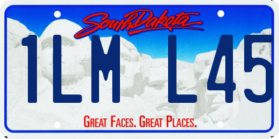 SD license plate 1LML45