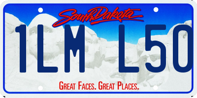 SD license plate 1LML50