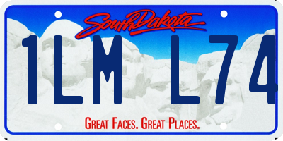 SD license plate 1LML74