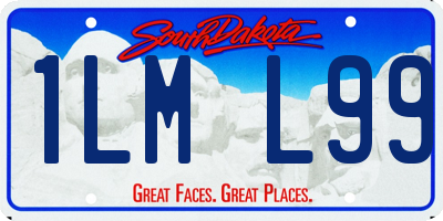 SD license plate 1LML99