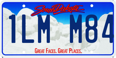 SD license plate 1LMM84
