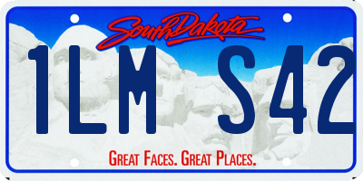 SD license plate 1LMS42