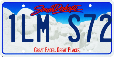 SD license plate 1LMS72