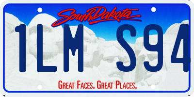 SD license plate 1LMS94