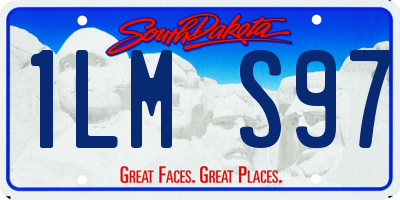 SD license plate 1LMS97