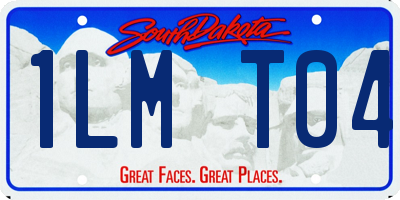 SD license plate 1LMT04