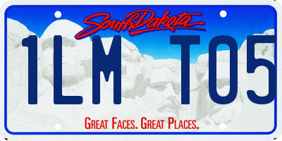 SD license plate 1LMT05