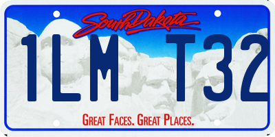 SD license plate 1LMT32