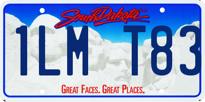 SD license plate 1LMT83