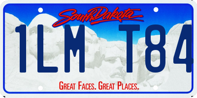 SD license plate 1LMT84