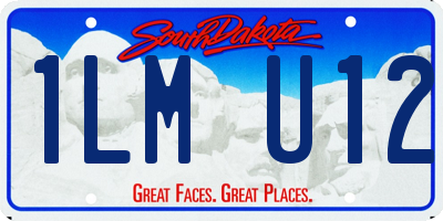 SD license plate 1LMU12
