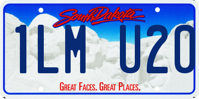 SD license plate 1LMU20