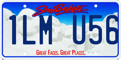 SD license plate 1LMU56